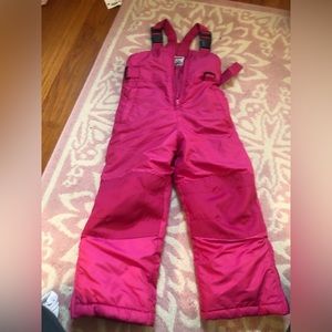Girls 4T snow bib
